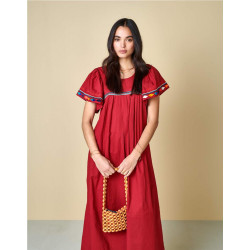 Vestido Bellerose Diatou Rojo