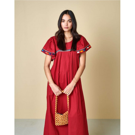 Diatou Robe Bellerose rouge