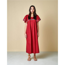 Vestido Bellerose Diatou Rojo