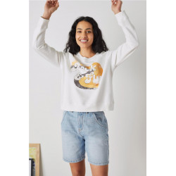 Sudadera Leon  Harper Sean Blanco
