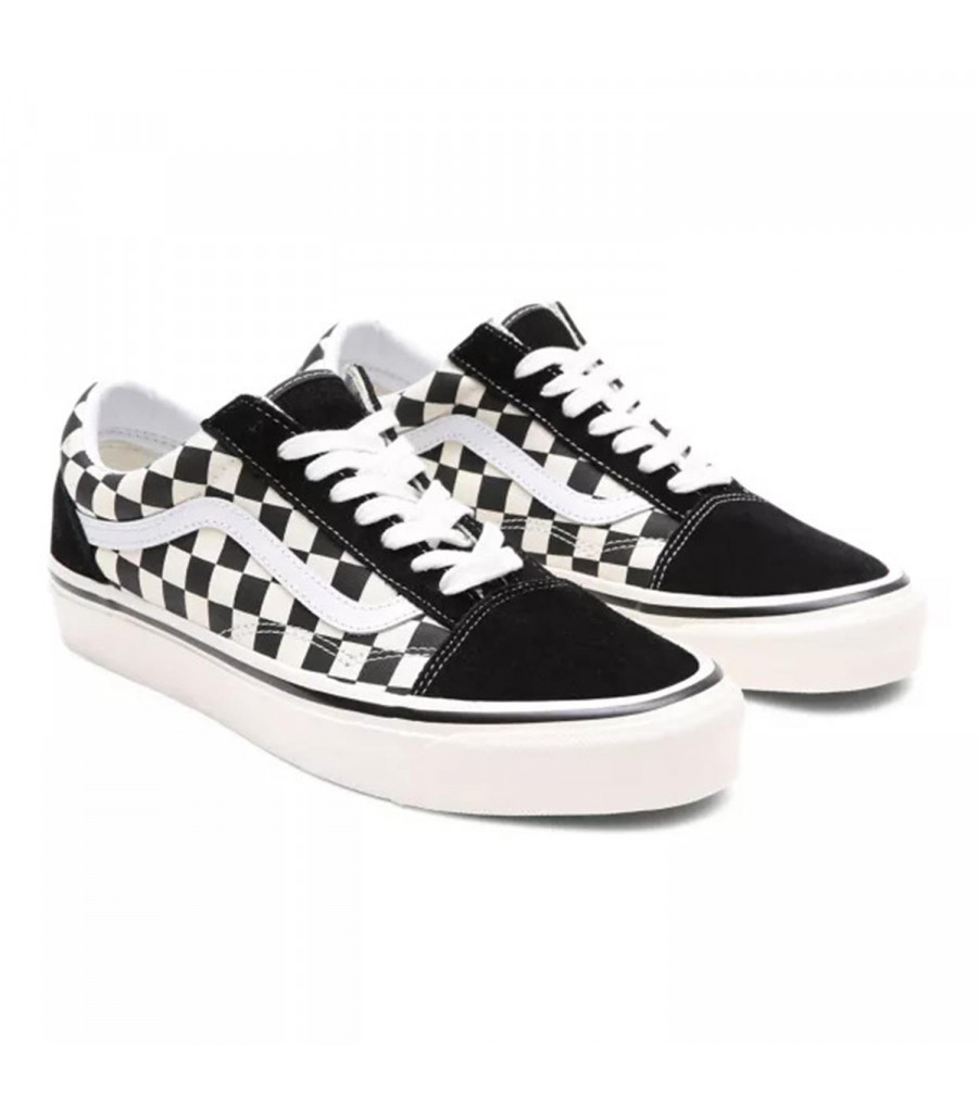 Zapatillas Vans Anaheim Factory Old Skool 36 Dx Negro Y Blanco