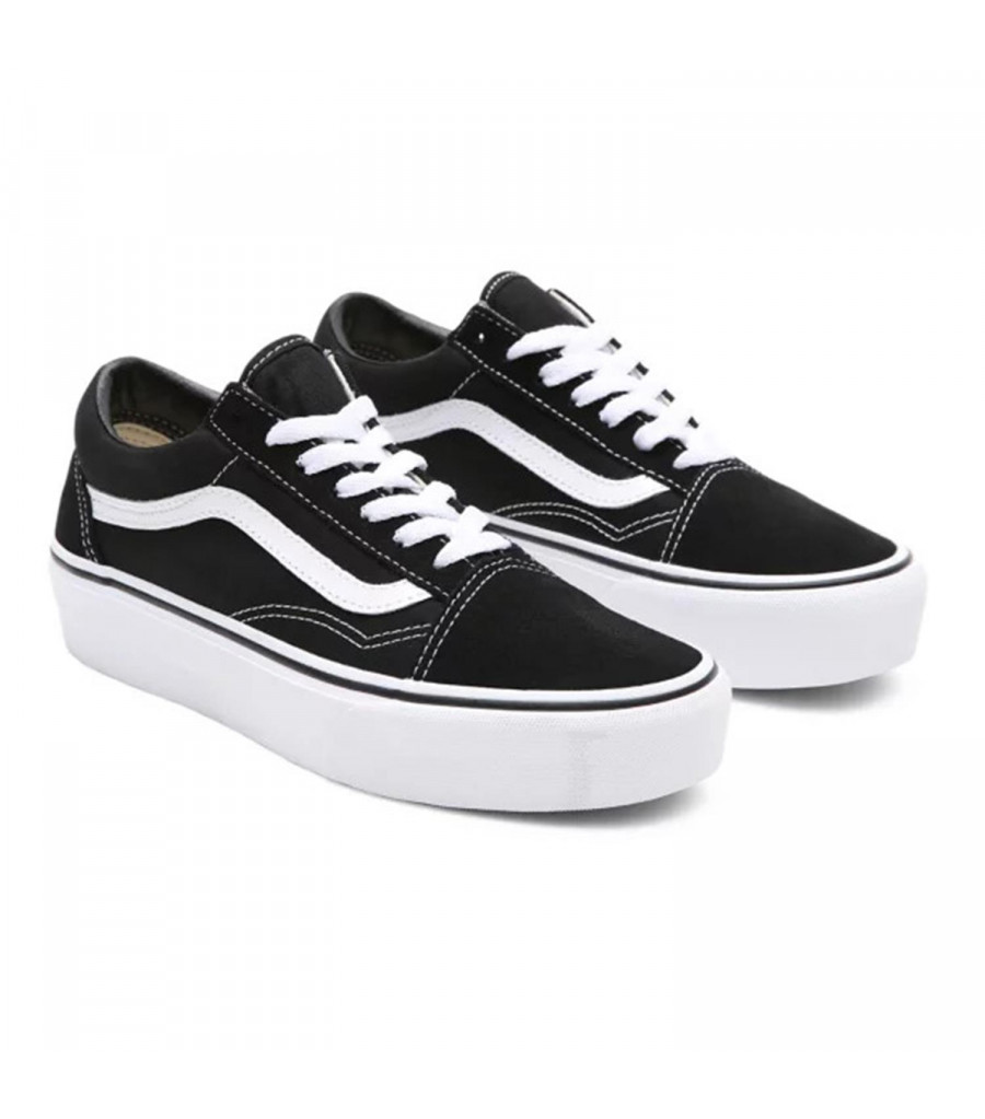 Zapatillas Vans Old Skool Plataforma Negro