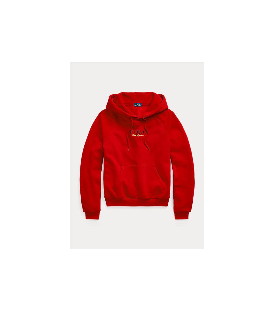 Felpa Ralph Lauren Logo Signature ROSSO
