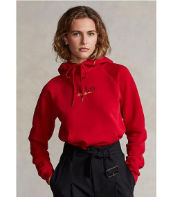Felpa Ralph Lauren Logo Signature ROSSO
