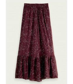Falda Maison Scotch Tiered Printed ESTAMPADO