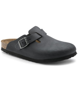 Birkenstock Boston Clogs mit regulärer Passform SCHWARZ