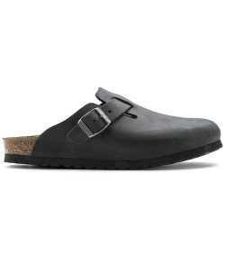 Birkenstock Boston Tamancos de ajuste regular PRETO
