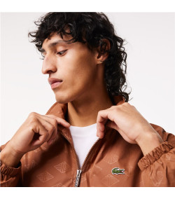 Lacoste Monogram Tracksuit Jacket LIGHT BROWN