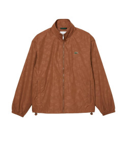 Lacoste Monogramm Trainingsjacke HELLBRAUN