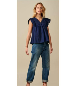 Blusa Bellerose Hourra AZUL MARINO
