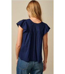 Blusa Bellerose Hourra AZUL MARINHO