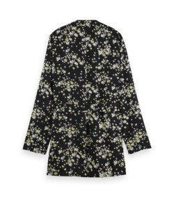Drapierter Maison Scotch Blazer SCHWARZ