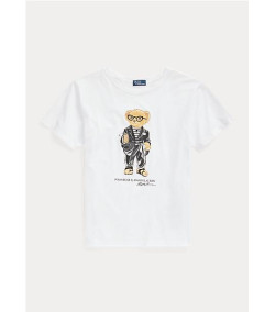 Ralph Lauren Camiseta Polo Bear BRANCA