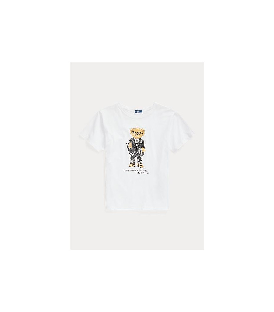 Ralph Lauren Camiseta Polo Bear BRANCA