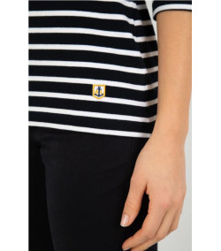 Armor Lux T-shirt Mariniere Heritage BLEU MARINE