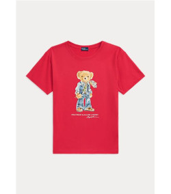 Polo Polo Bear Studded T- Ralph Lauren T-shirt ROUGE