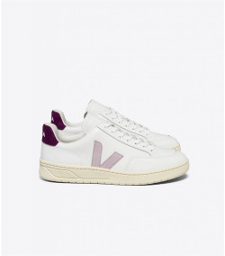 Veja V-12 Leather PARME MAGENTA Sneakers