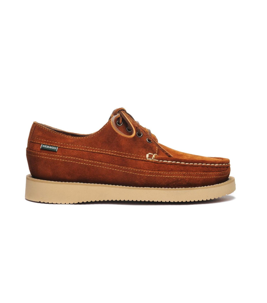 Sebago Campsides Mocassins de camurça Makwa BROWN COGNAC