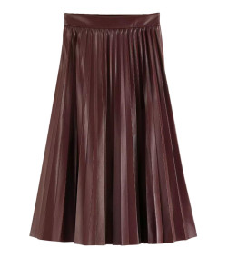 Falda Maison Scotch Piel Sintetica