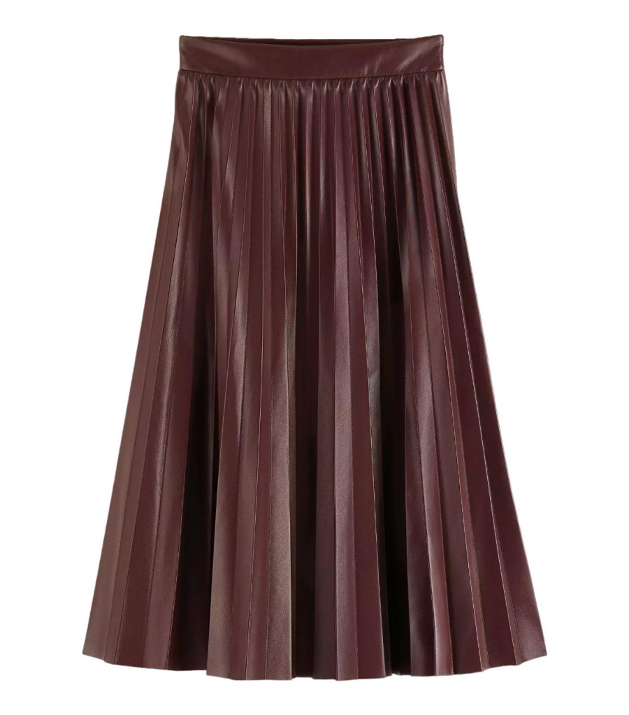 Jupe en simili cuir Maison Scotch