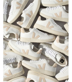 Damen Veja V-12 Leder SABLE Sneakers