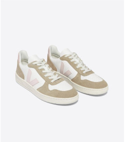 zapatillas Veja mujer V-10 Chromefree Leather PETALE SAHARA