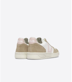 zapatillas Veja mujer V-10 Chromefree Leather PETALE SAHARA
