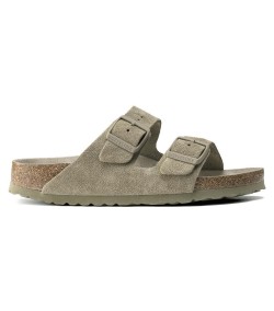 Sandalias Birkenstock Arizona Ante Narrow Fit Soft Unisex Khaki
