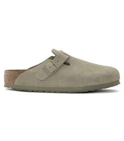 Zuecos Birkenstock Boston Narrow Fit Soft Unisex Khaki