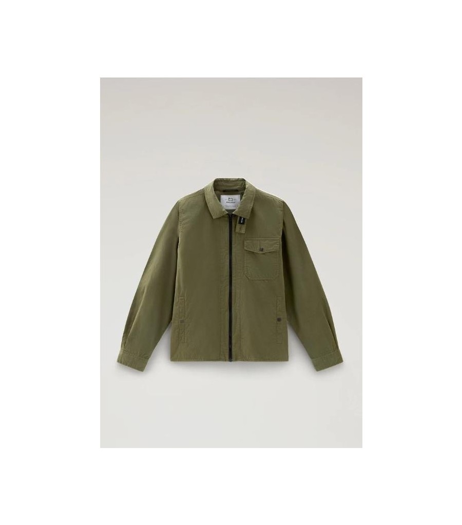 Woolrich Veste chemise en gabardine
