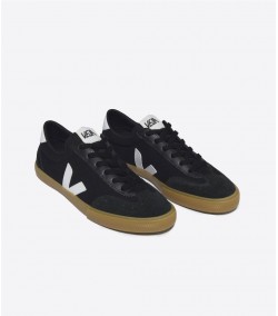 Men' Veja Canvas Canvas Sneakers BLACK WHITE