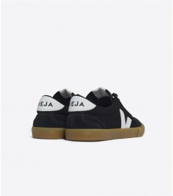 Men' Veja Canvas Canvas Sneakers BLACK WHITE