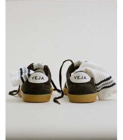 Men' Veja Canvas Canvas Sneakers BLACK WHITE