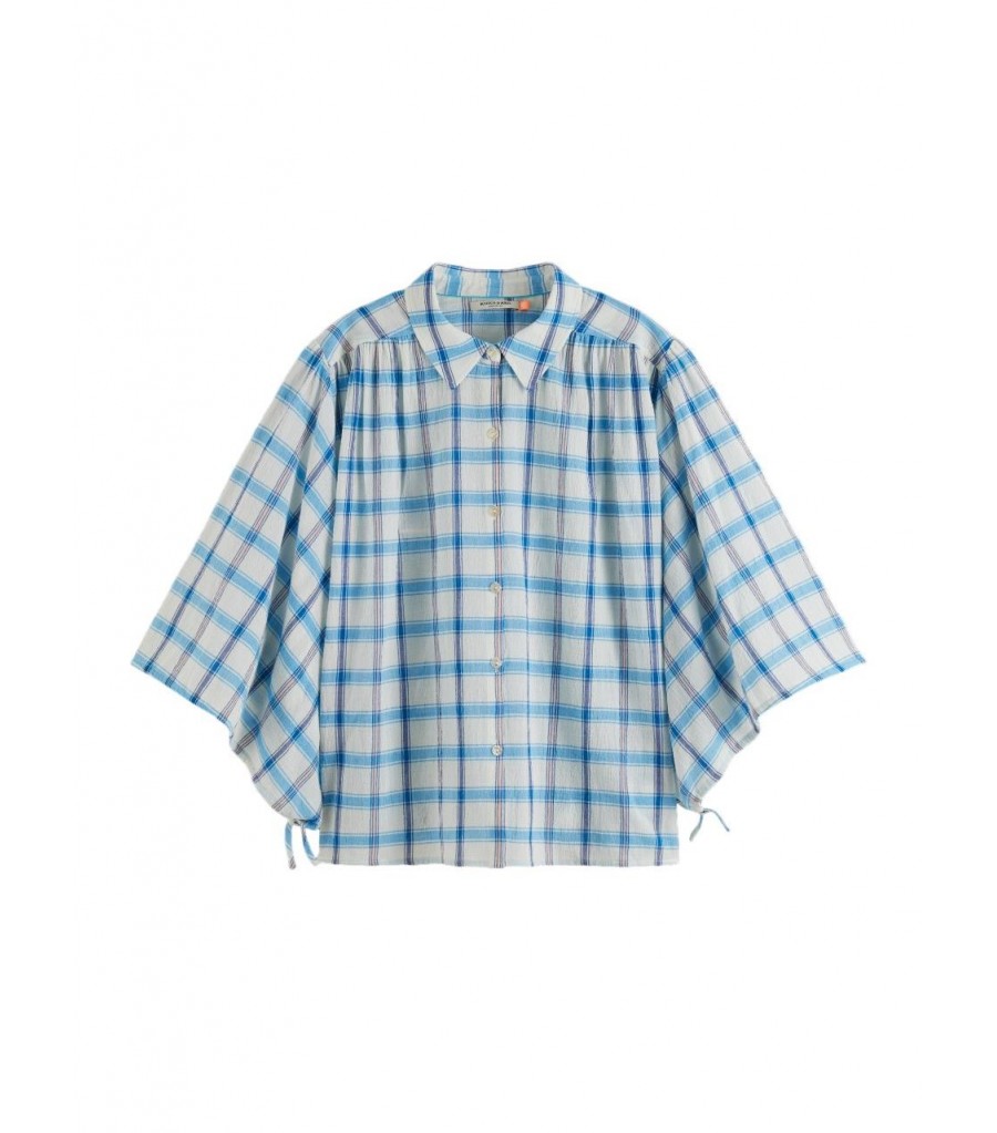 Maison Scotch Cheked Shirt
