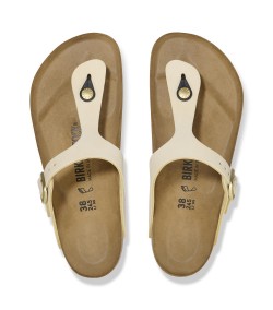 Birkenstock Gizeh Regular Fit Sandales Femme Écru