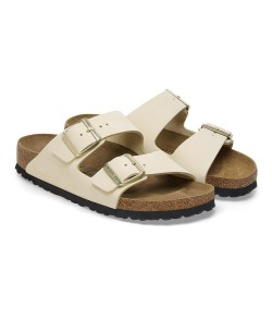 Ecru Birkenstock Arizona Bs Narrow Fit Damensandalen