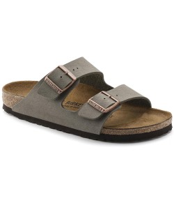 Birkenstock Arizona Bs Narrow Fit Sandales Femme Stone