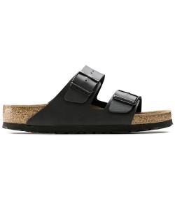 Sandalias Birkentock Arizona Bs Narrow Fit Soft Hombre Black