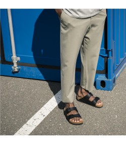 Sandalias Birkentock Arizona Bs Narrow Fit Soft Hombre Black