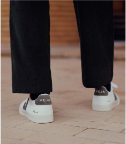 Baskets Veja Campo Leather KAKI pour femme