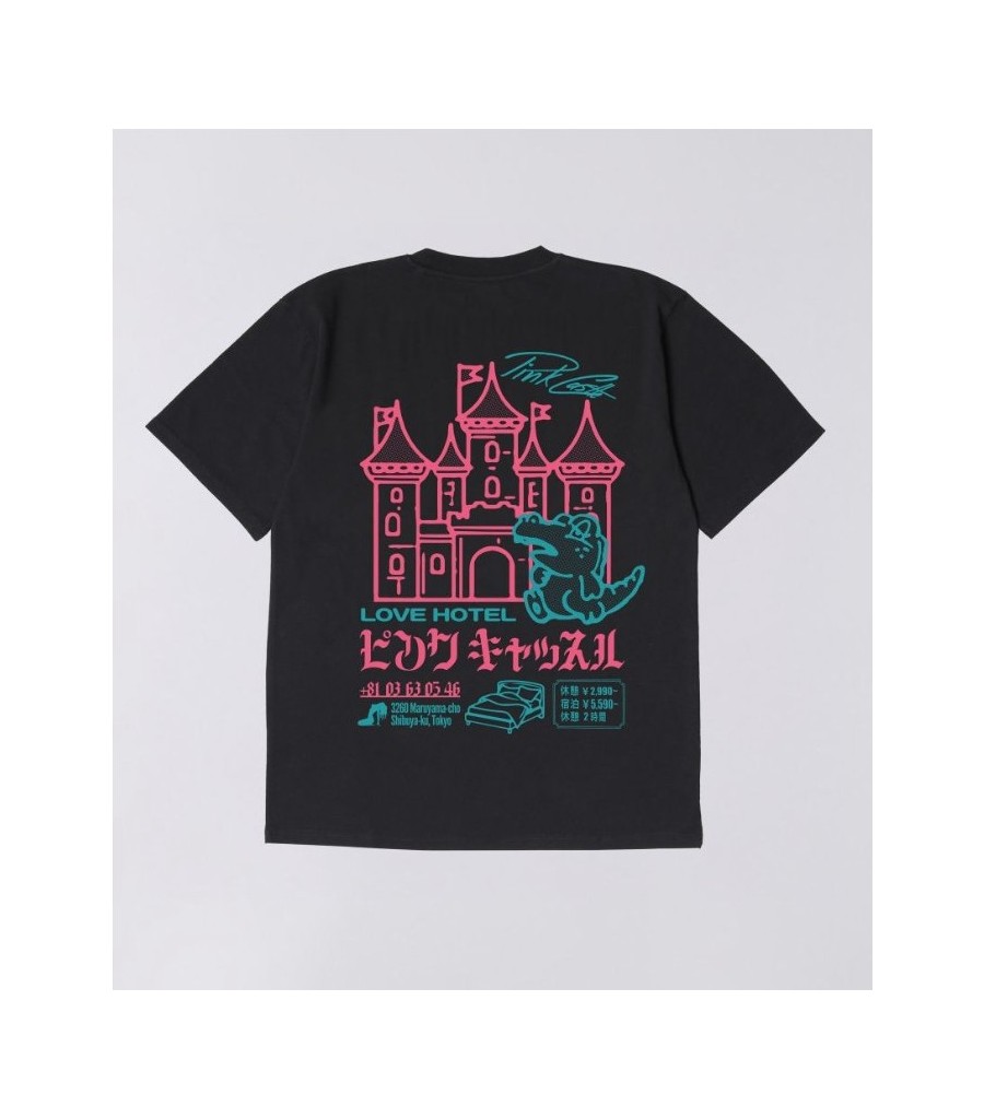 Camiseta Edwin Pink Castle BLACK