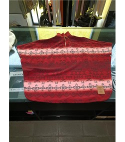 Poncho Maison Scotch Jacquard