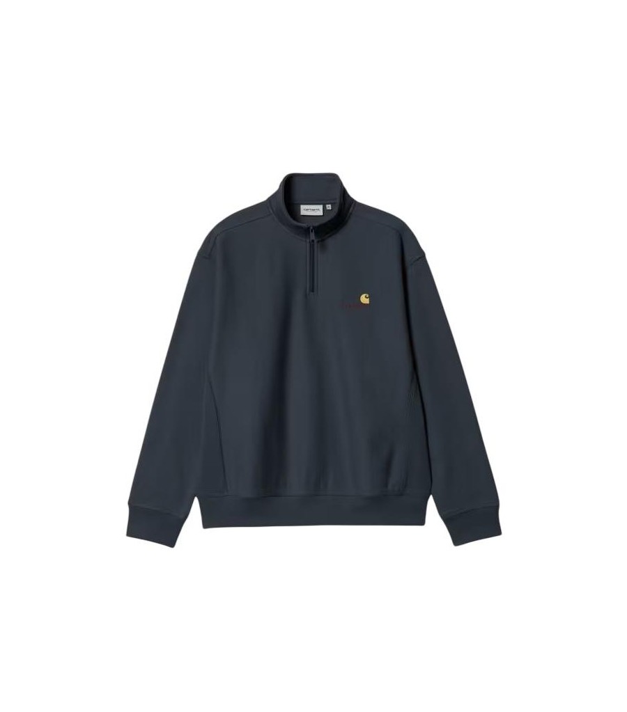 Sudadera Carhartt WIP Half Zip American Script. PRECOLECCION 26