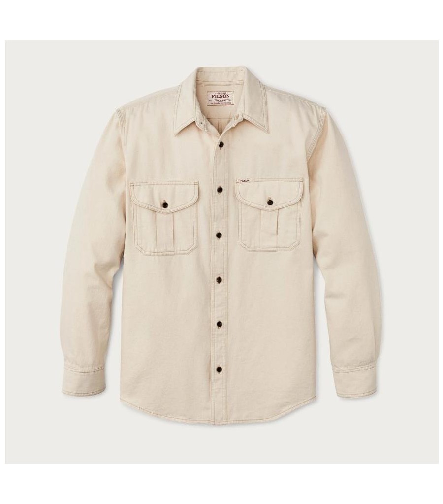 Camisa Filson Natural Twill Guide SH