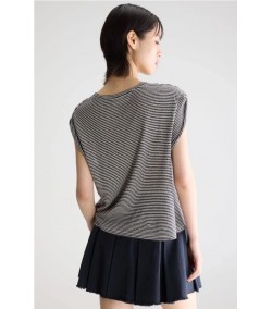 Camiseta Bellerose Vlyn BLACK WHITE